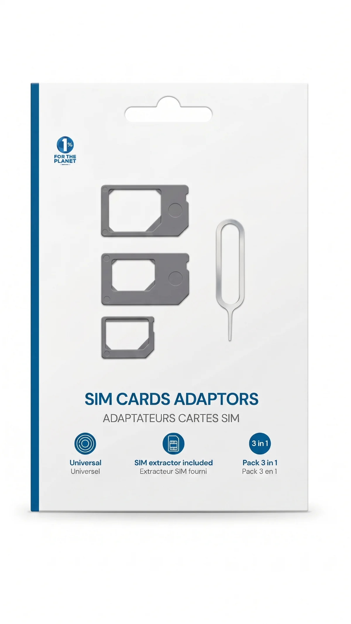 Extraceur de carte sim et adaptateur de cartes sim pour smartphone