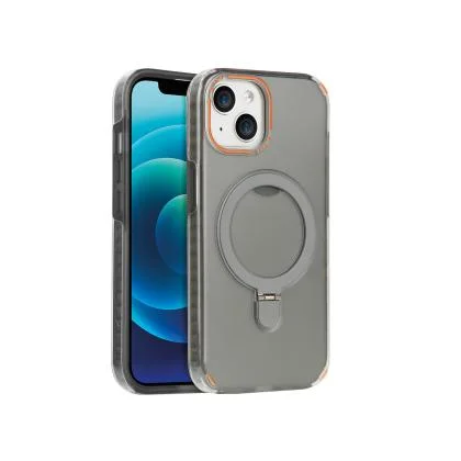 Coque Metal Ring iPhone 12/12 Pro (Noir)