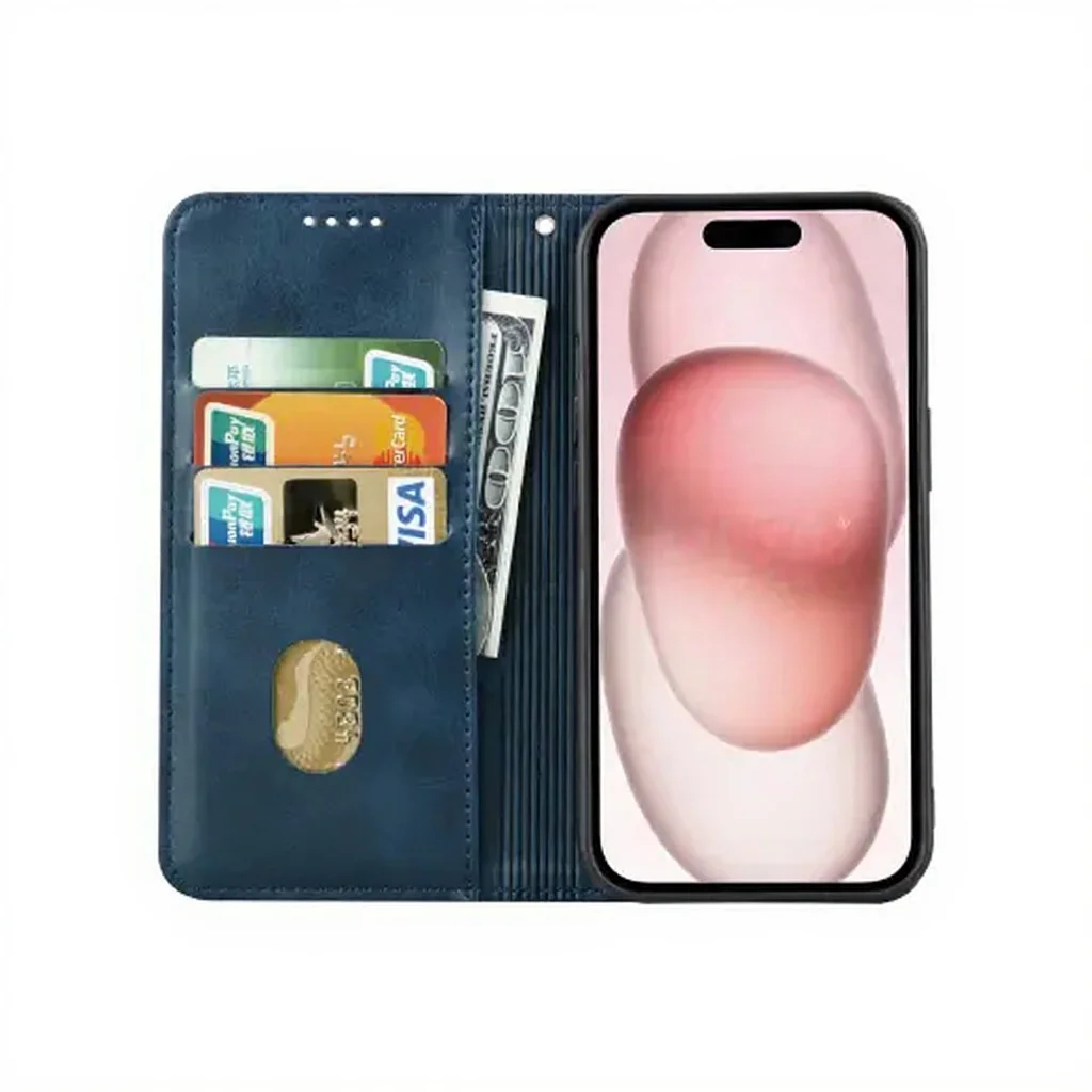 COVERME Etui Wallet Bleu