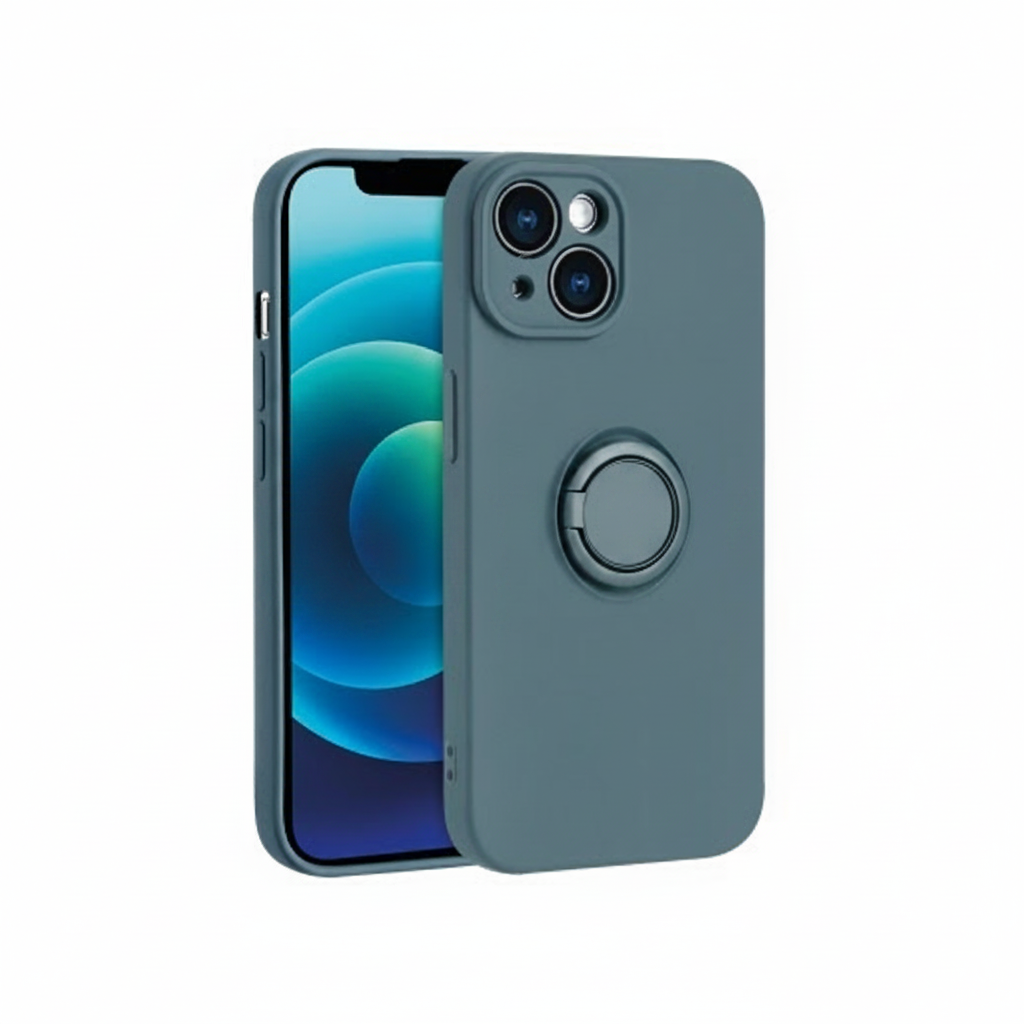 Coque Finger Grip Bleu