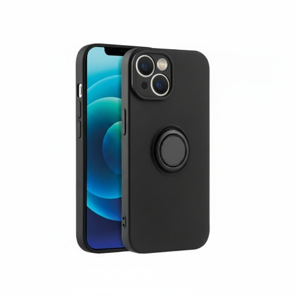 Coque Finger Grip Noir