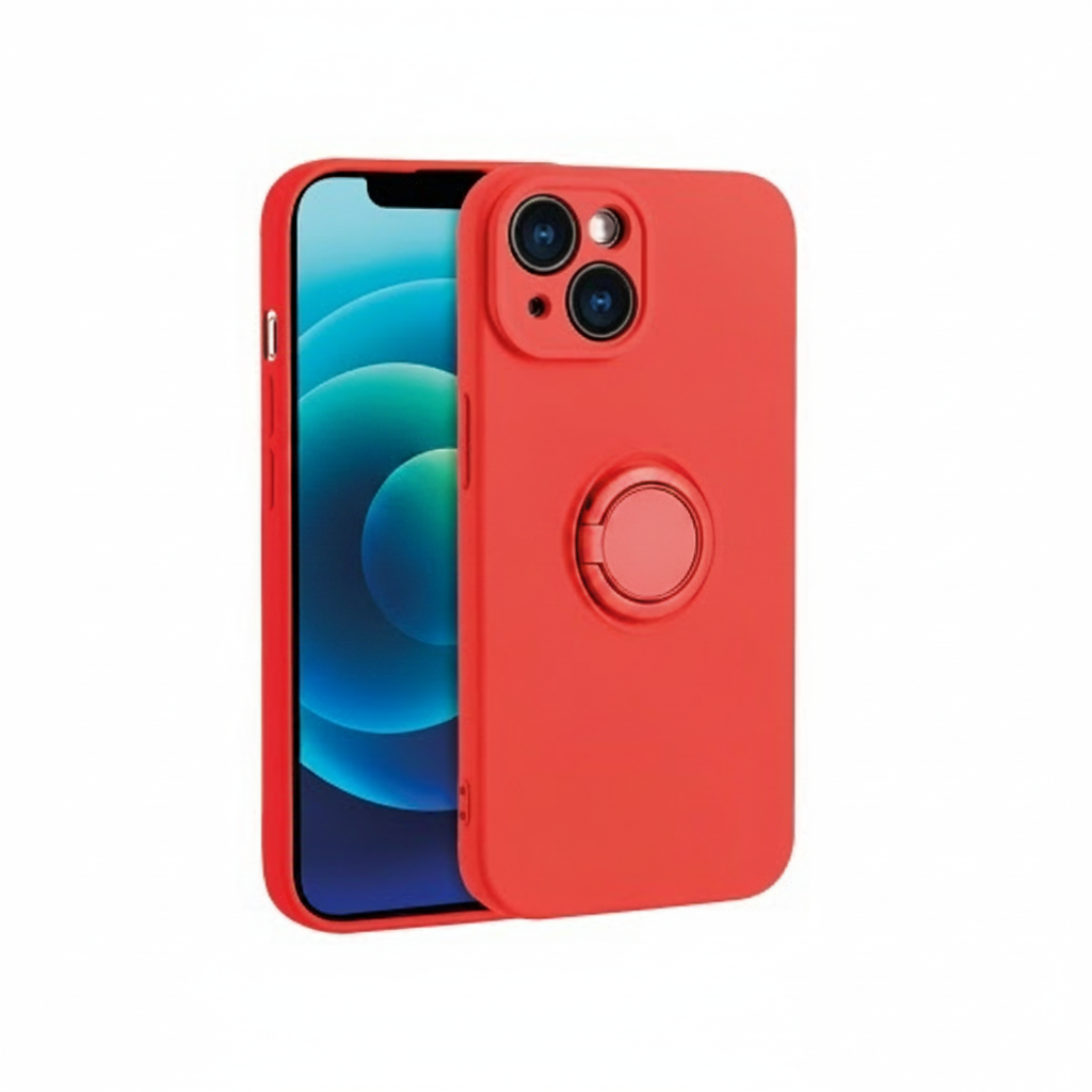 Coque Finger Grip Rouge