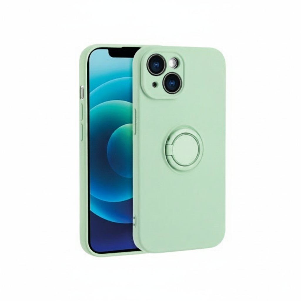 Coque Finger Grip Vert Pastel