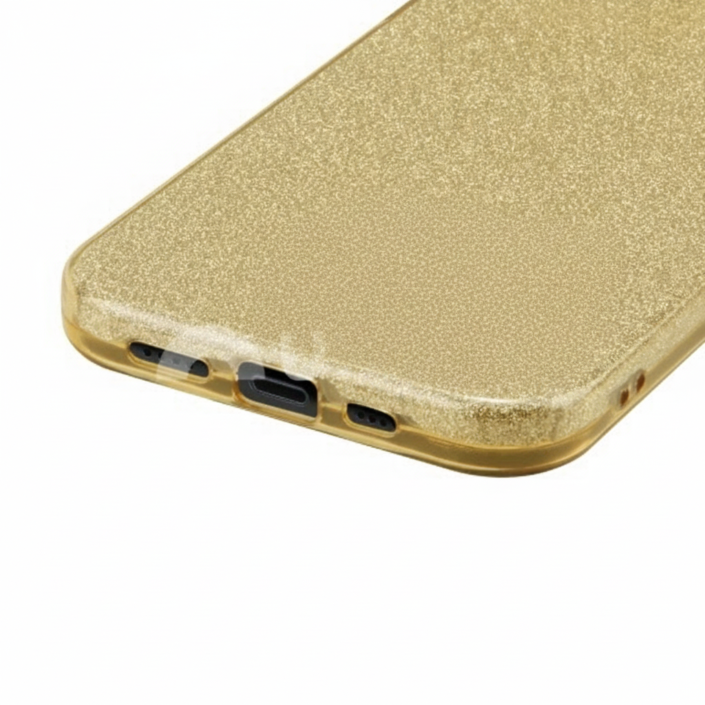 Coque Glitter Or