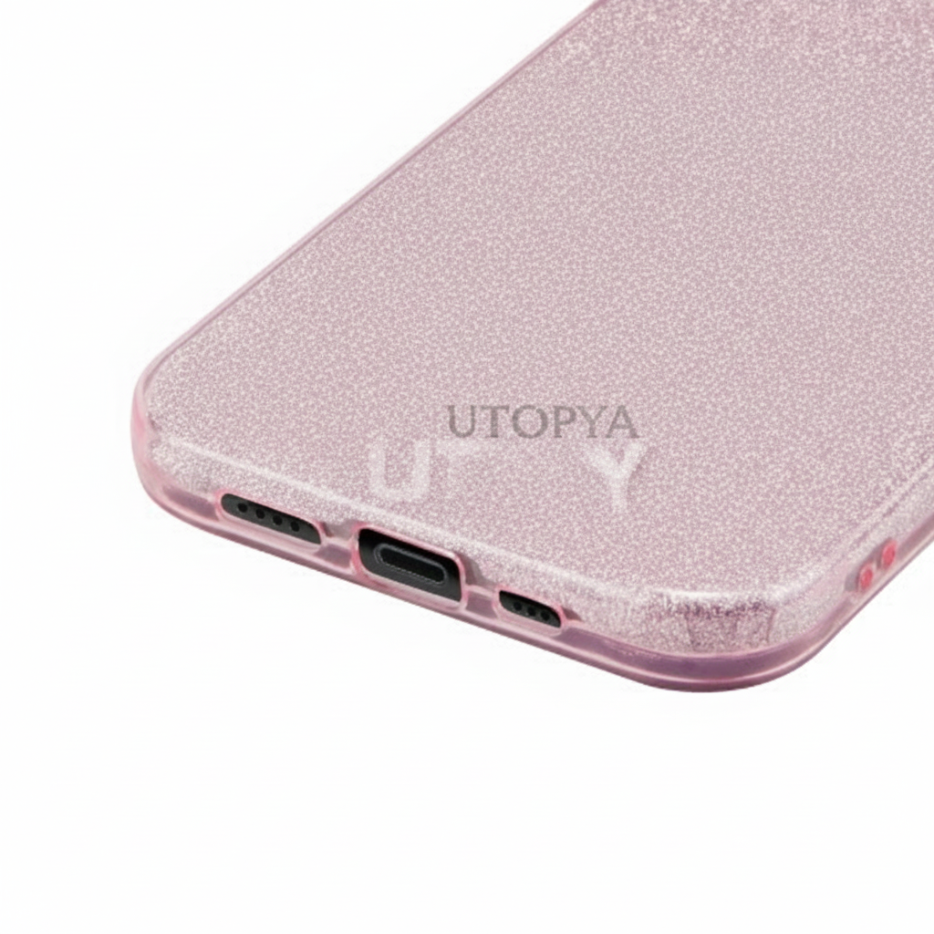 Coque Glitter Rose