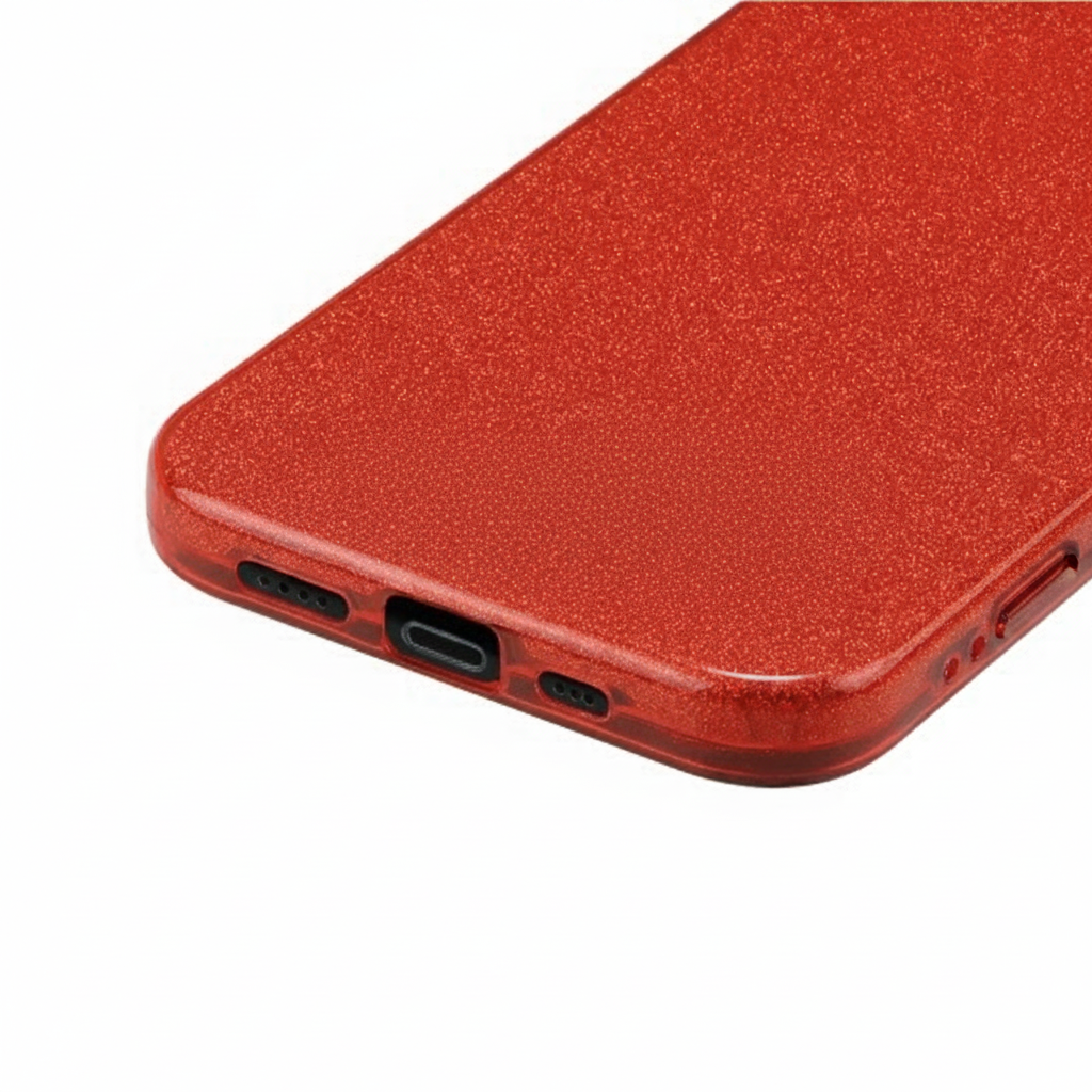 Coque Glitter Rouge