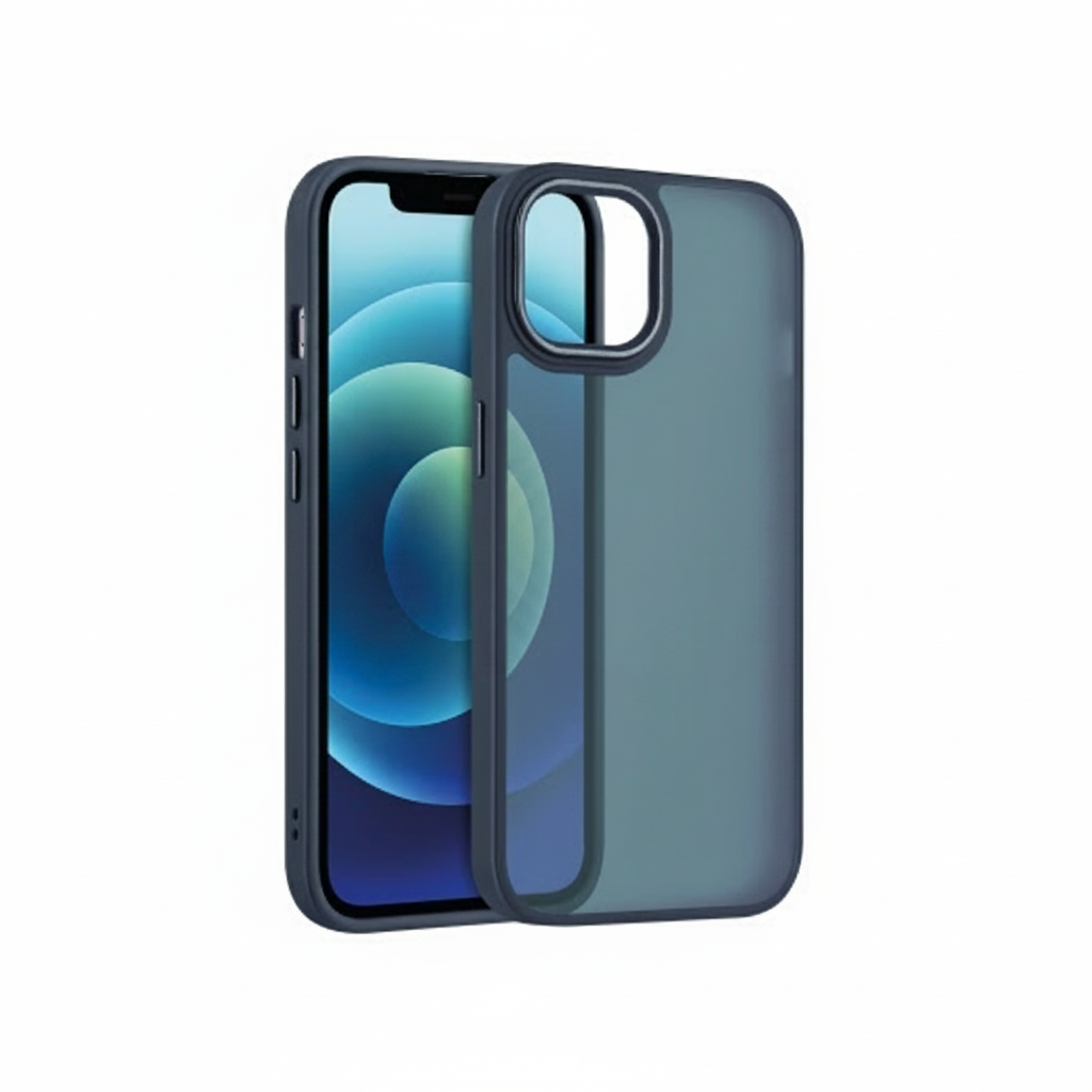 Coque Satin Matte Bleu Nuit