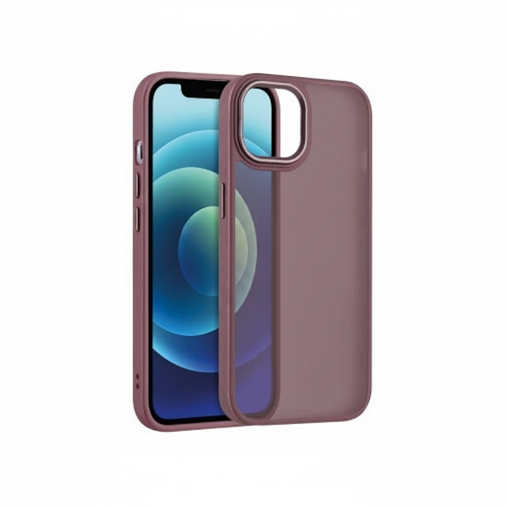 Coque Satin Matte Rouge Bordeaux