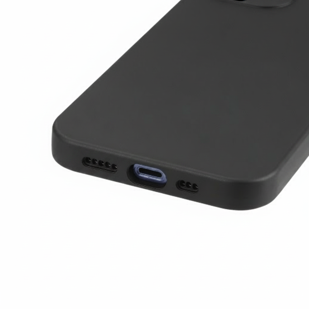 Coque TPU Steel Noir