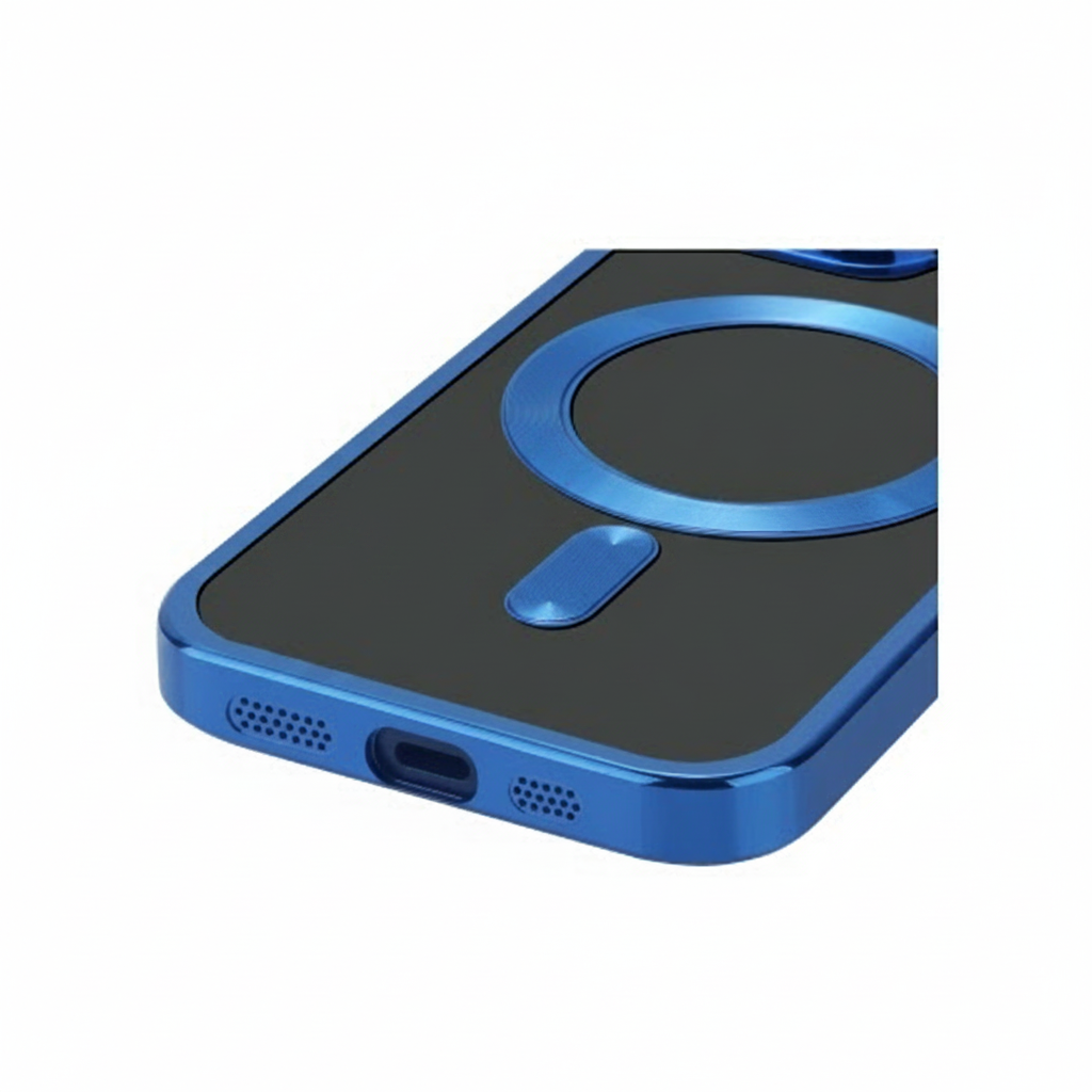 COVERME Coque Halo MagSafe Bleu Saphir
