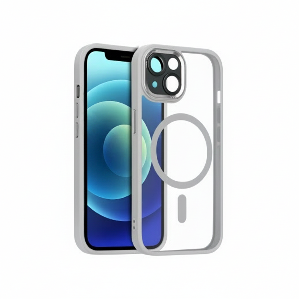 COVERME Coque Onyx MagSafe Blanc Titane