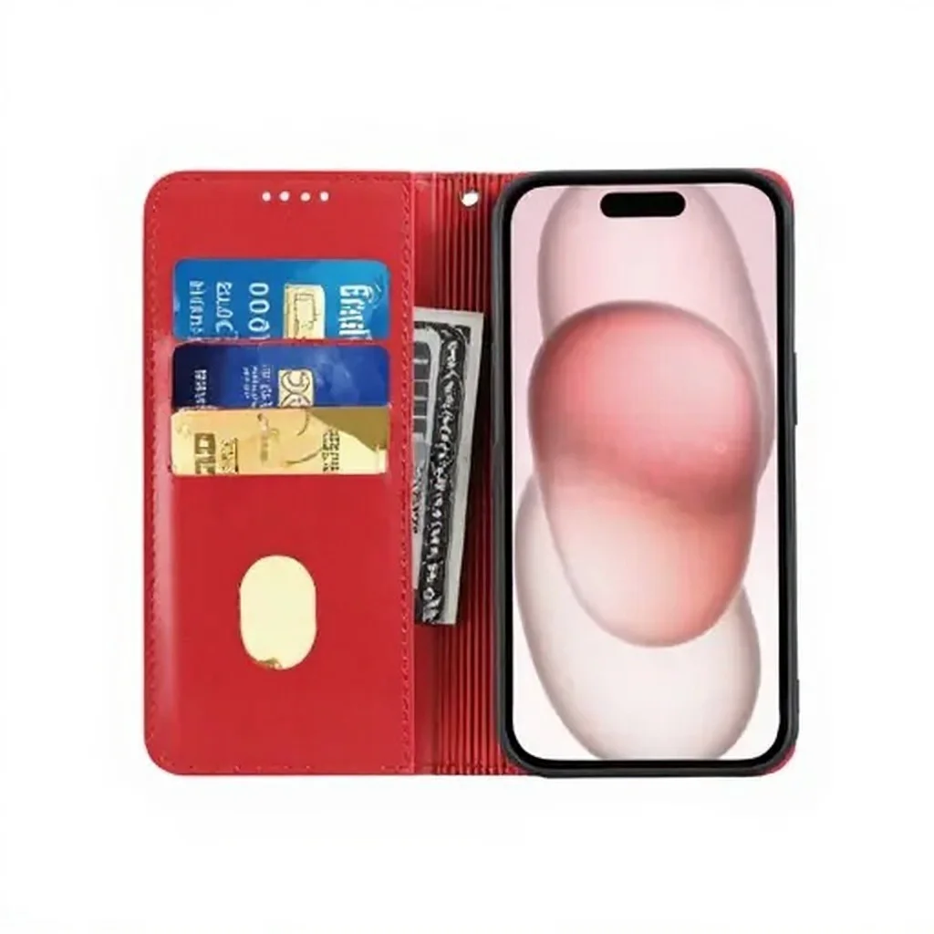 COVERME Etui Wallet Galaxy A26 5G (Rouge) compatible Galaxy A26 5G