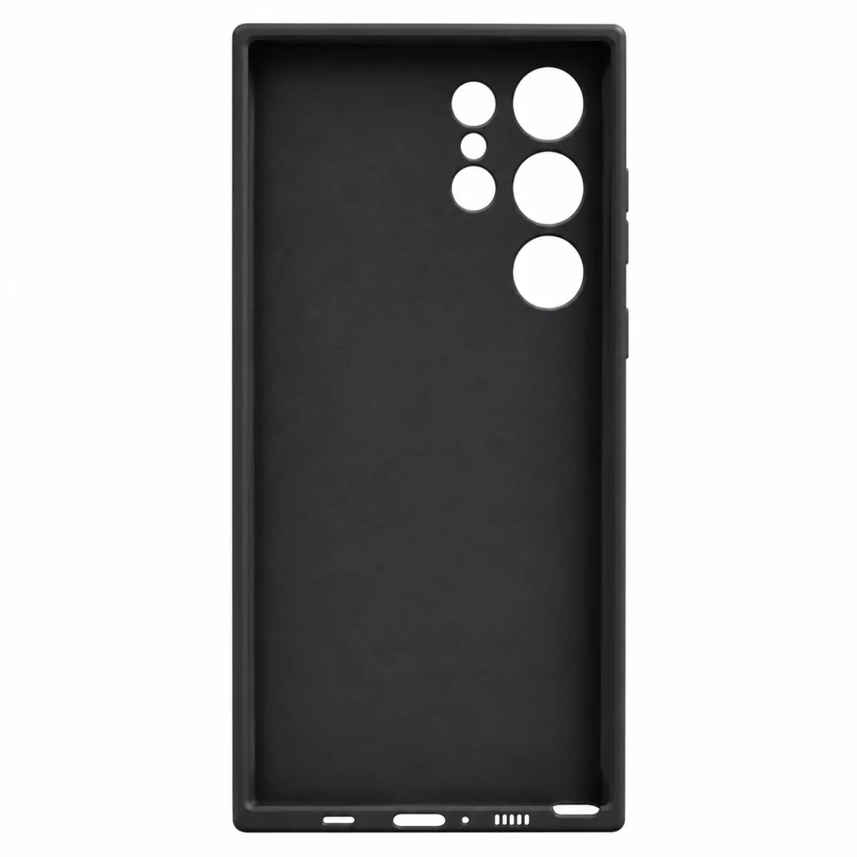 Coque Silicone Galaxy S23 Ultra (Noir)