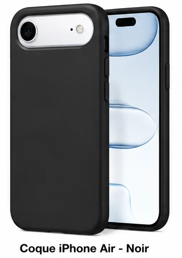 Coque Silicone iPhone Air (Noir)