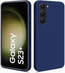 Coque Silicone Galaxy S23 Plus (Bleu Nuit)