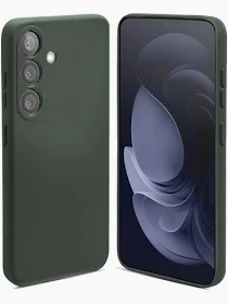 Coque Silicone Galaxy A55 5G (Vert) compatible Galaxy A55 5G