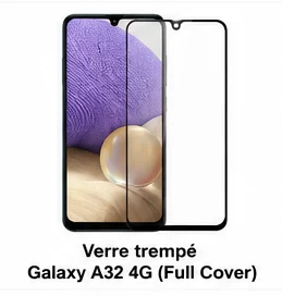 Verre trempé Galaxy A32 4G (Full Cover)