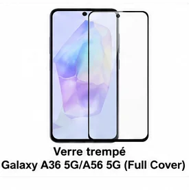 Verre trempé Galaxy A36 5G/A56 5G (Full Cover)