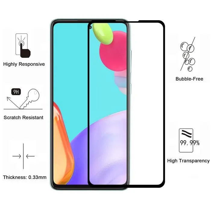 Verre trempé Galaxy A52/A52S (Full Cover)