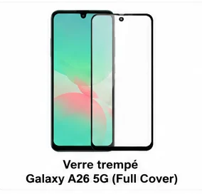 Verre trempé Galaxy A26 5G (Full Cover)