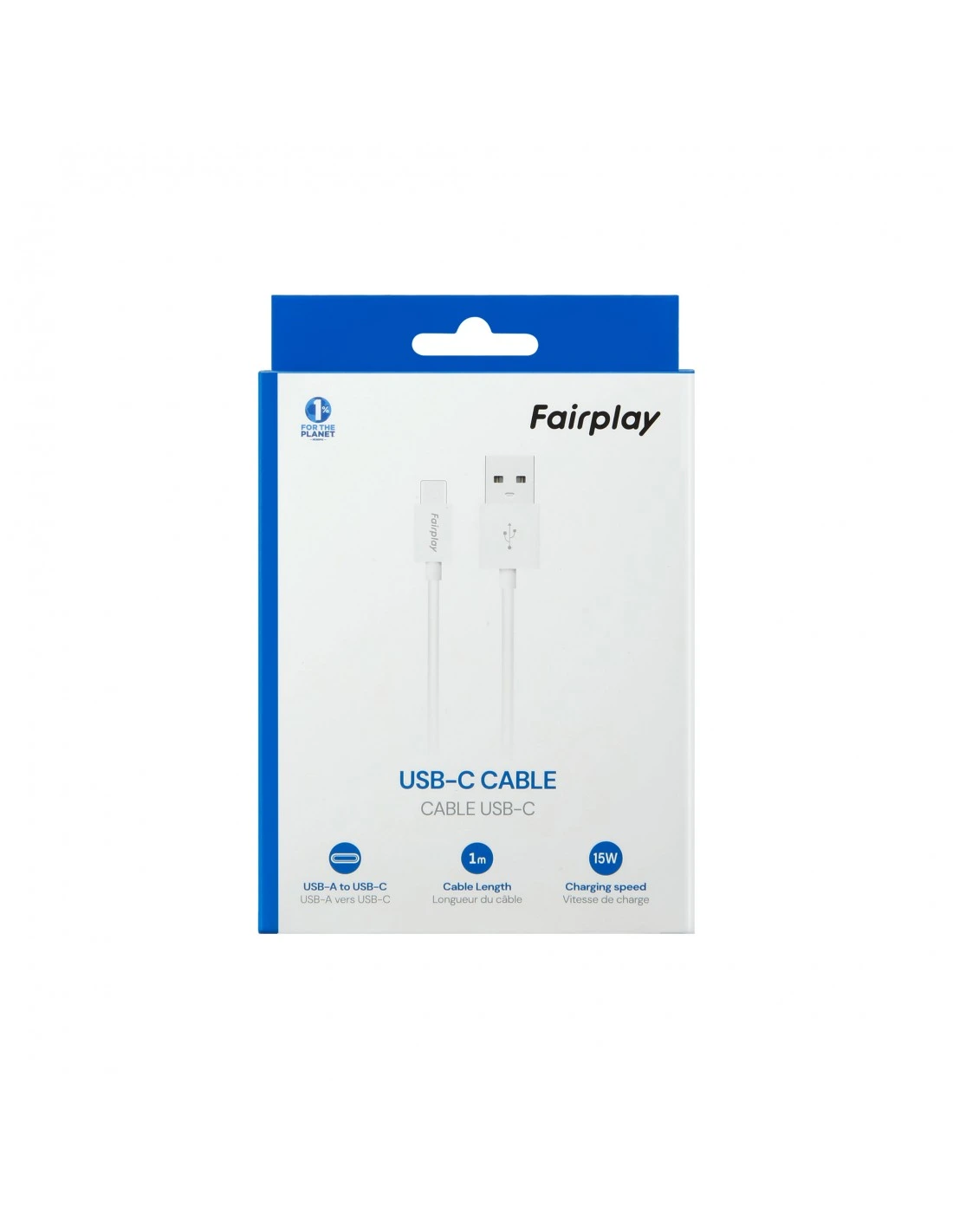 Câble USB-C vers USB-C Devia PD 60W 1 m