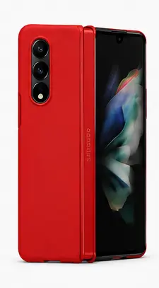 Coque silicone rouge Samsung Galaxy Z Fold 3