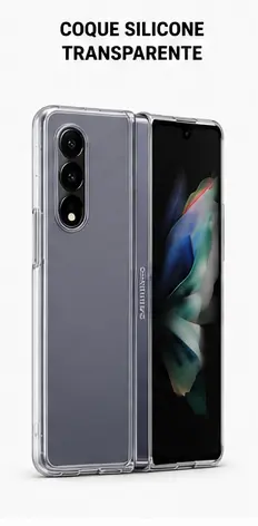 Coque silicone transparente Samsung Galaxy Z Fold 4